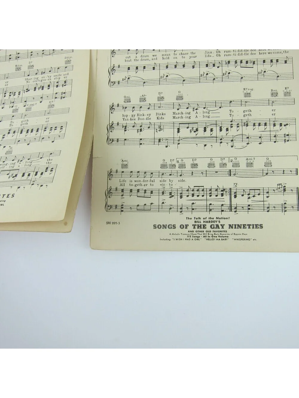 Sheet Music Marching Along Together Pola Steininger Barry Wood WW2 Vintage 1942